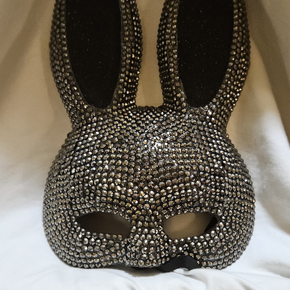 Rhinestone Bunny Mask